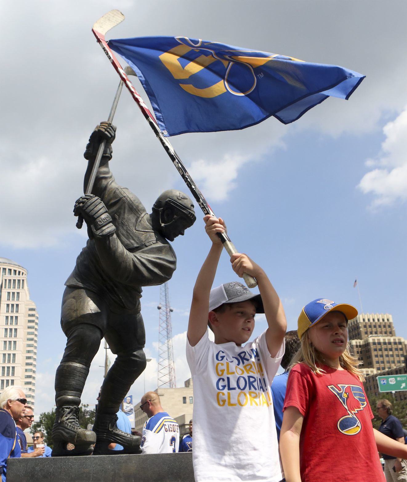 Blues fans arrive for Game 6 of the Stanley Cup Finals